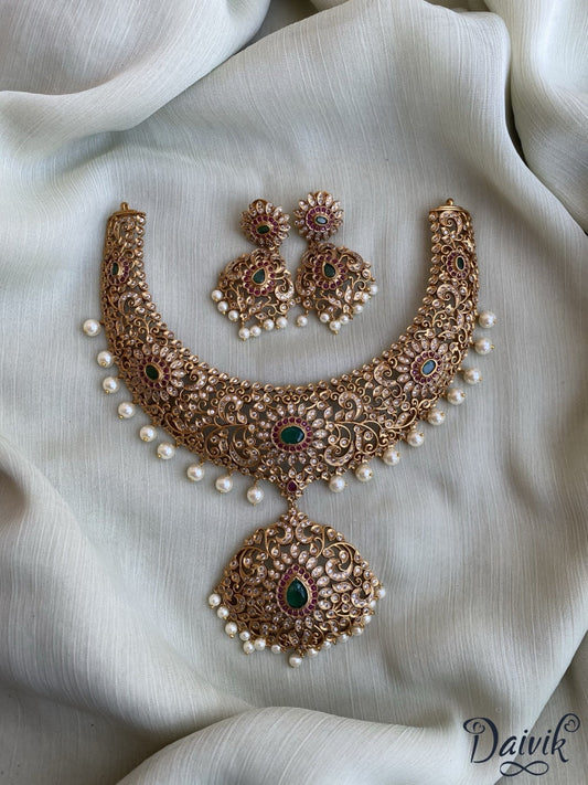 Super Devika Kemp Diamond Necklace Set